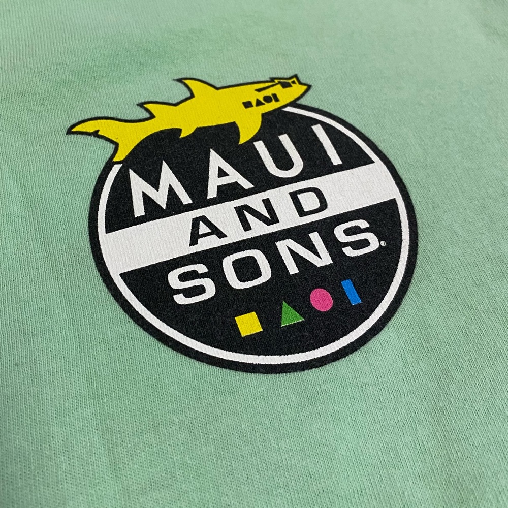 Maui and Sons - mint green mens shirt - size Medium - Picture 2 of 8